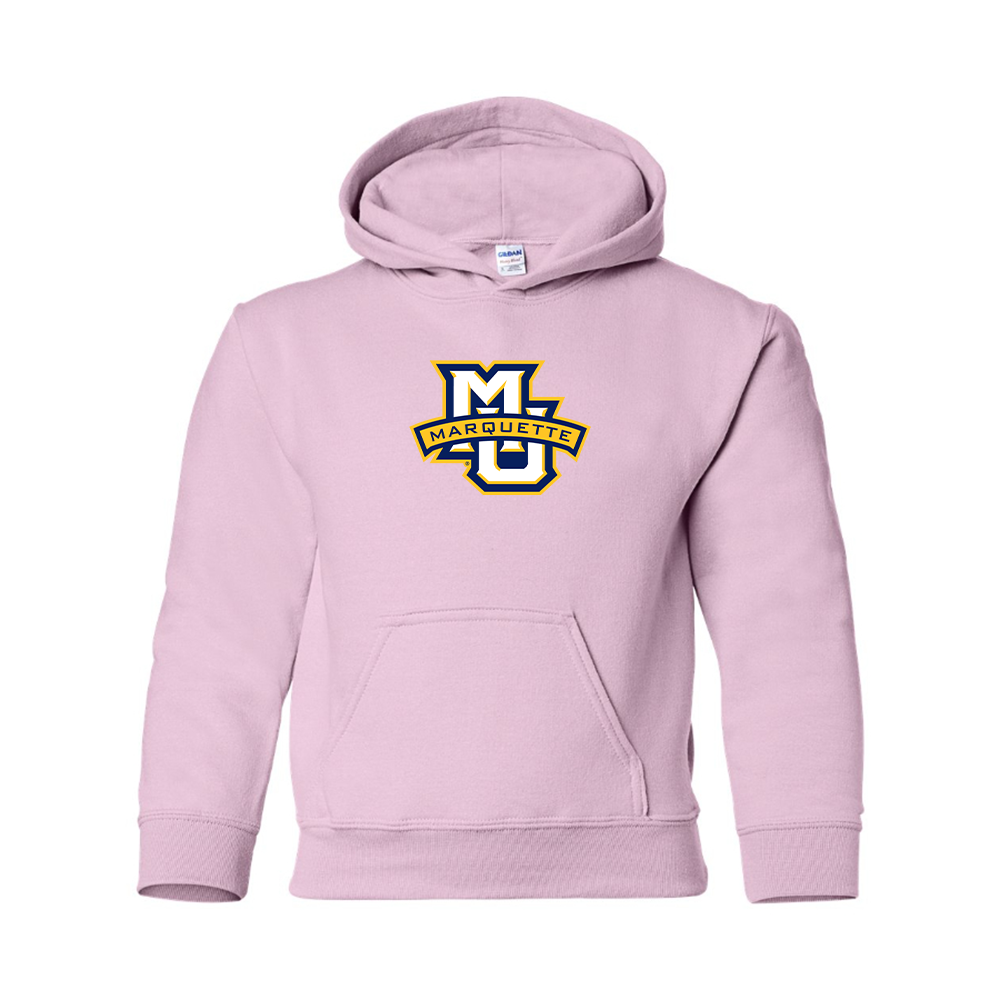 Youth Marquette Golden Eagles Logo Pullover Hoodie