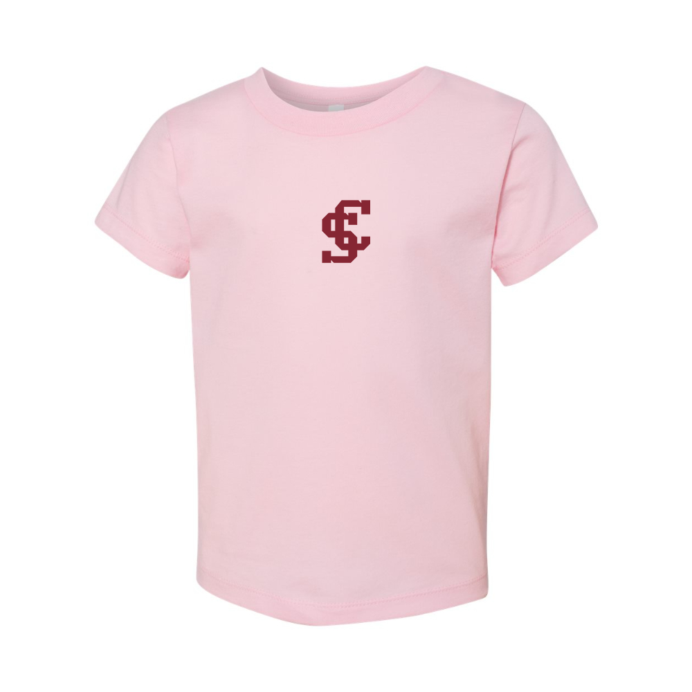 Santa Clara Broncos Logo BELLA  CANVAS Toddler Jersey Tee