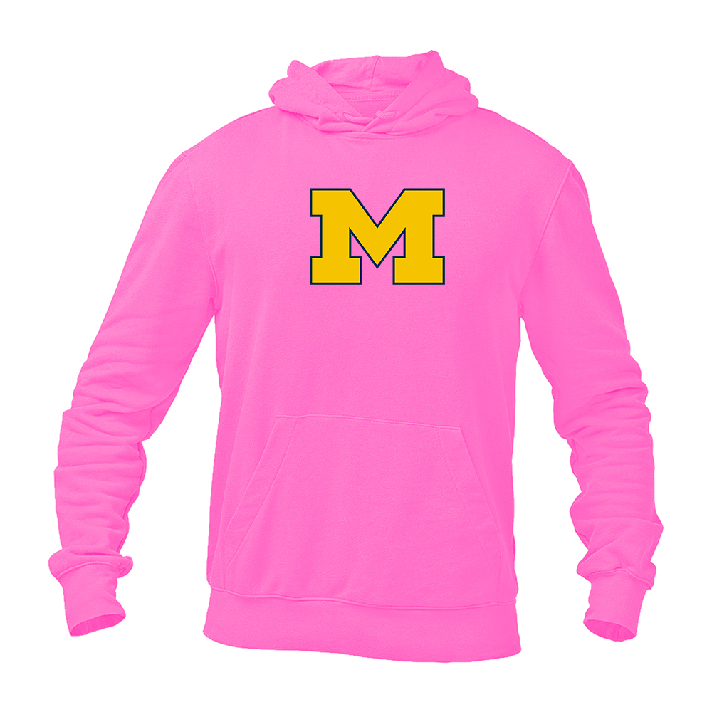 Men's Michigan Wolverines Logo Pullover Hoodie
