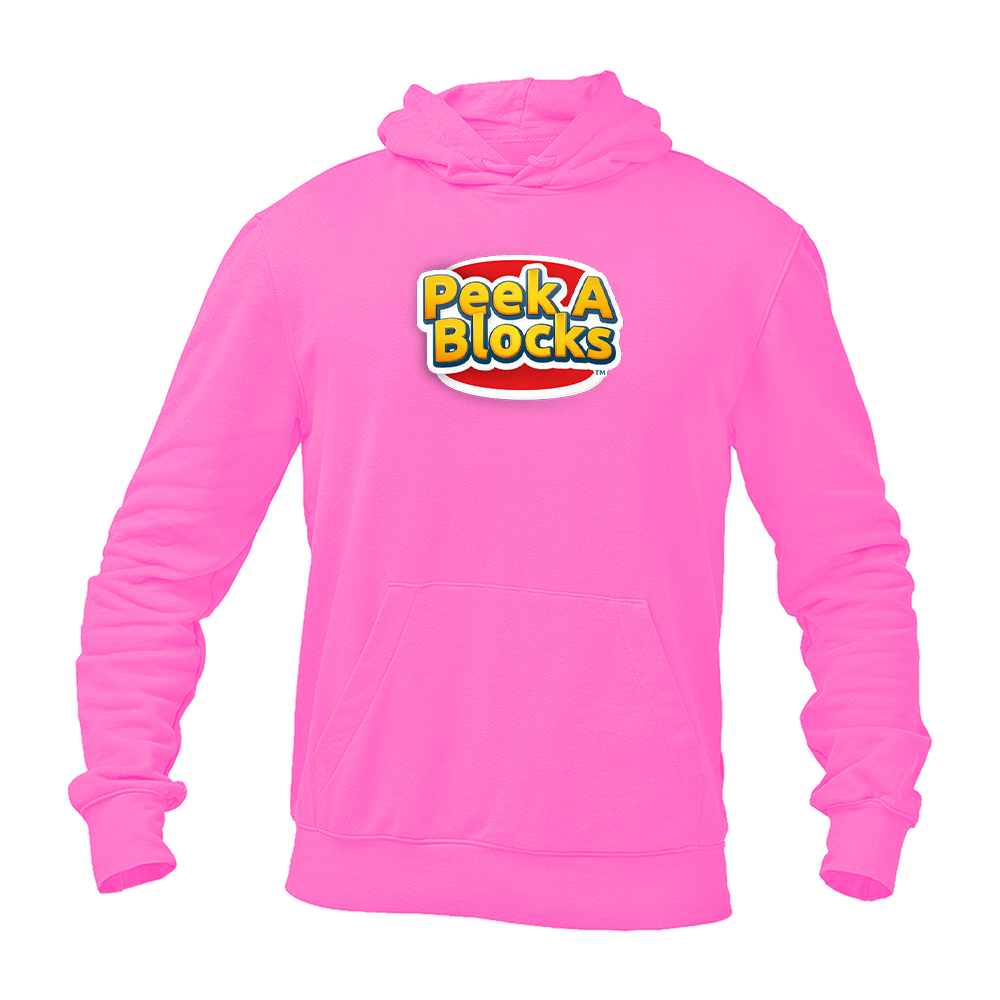 Men's Peek A Blocks Logo Pullover Hoodie