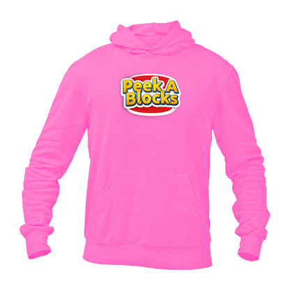 Men's Peek A Blocks Logo Pullover Hoodie