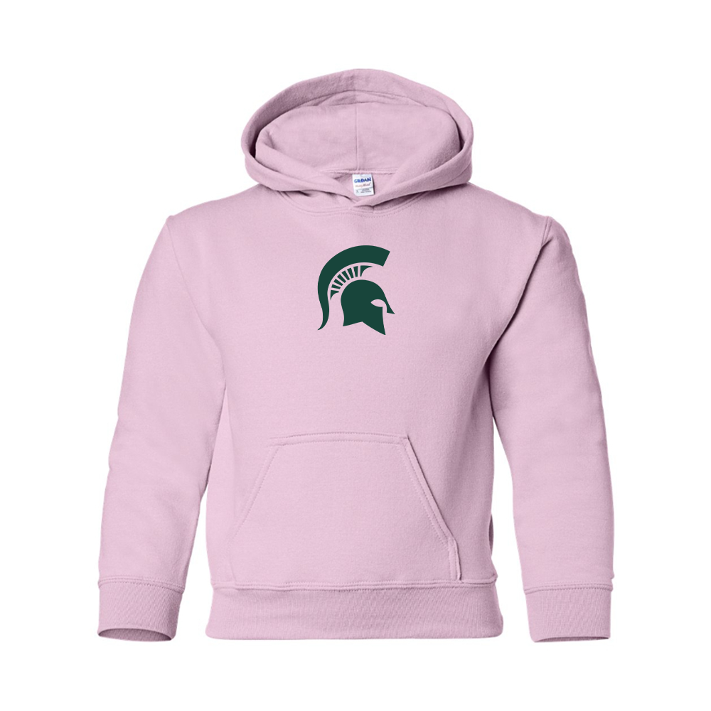 Youth Michigan State Spartans Logo Pullover Hoodie
