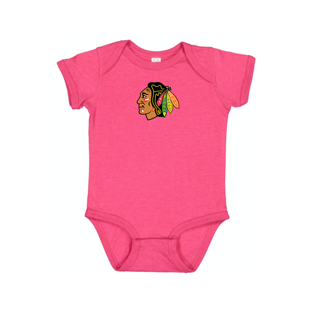 Blackhawks Logo Baby Romper Onesie