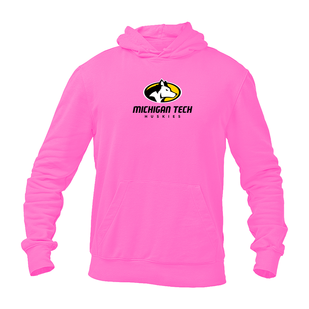 Men's Michigan Tech Huskies Logo Pullover Hoodie