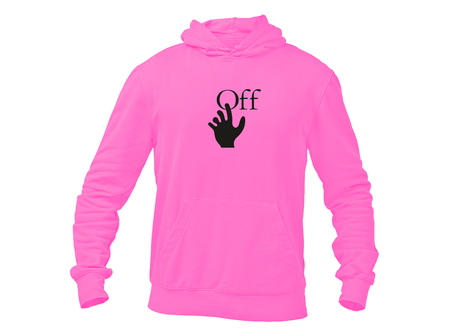 Men's Off-White Hand Softstyle Midweight Hooded Sweatshirt