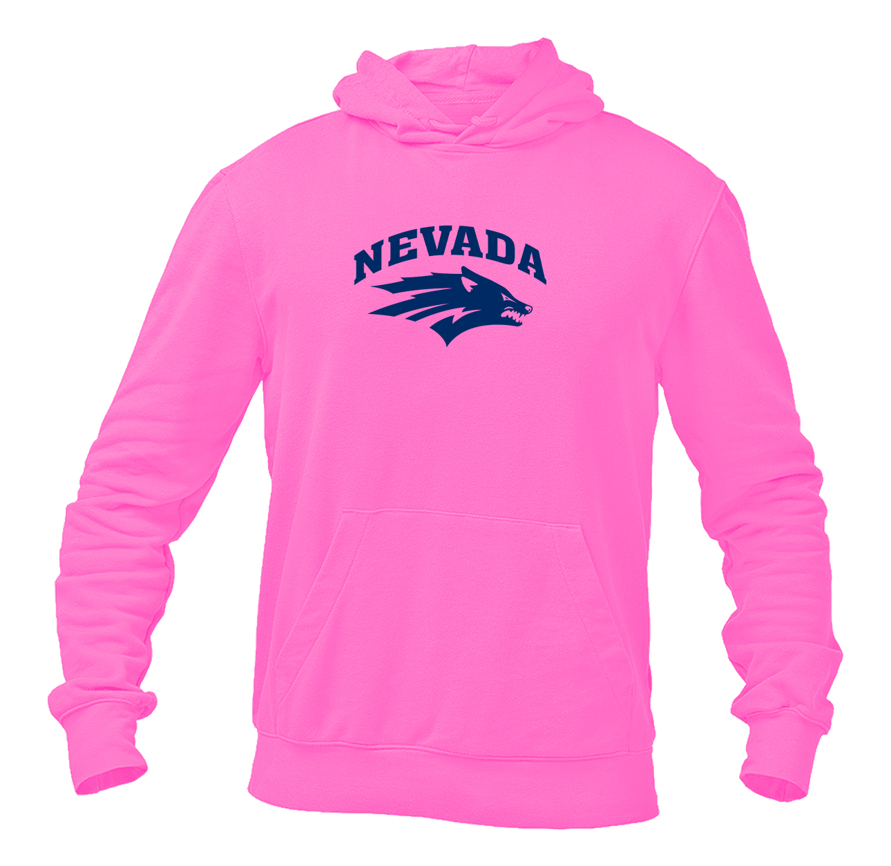 Men's Nevada Wolf Pack Logo Pullover Hoodie