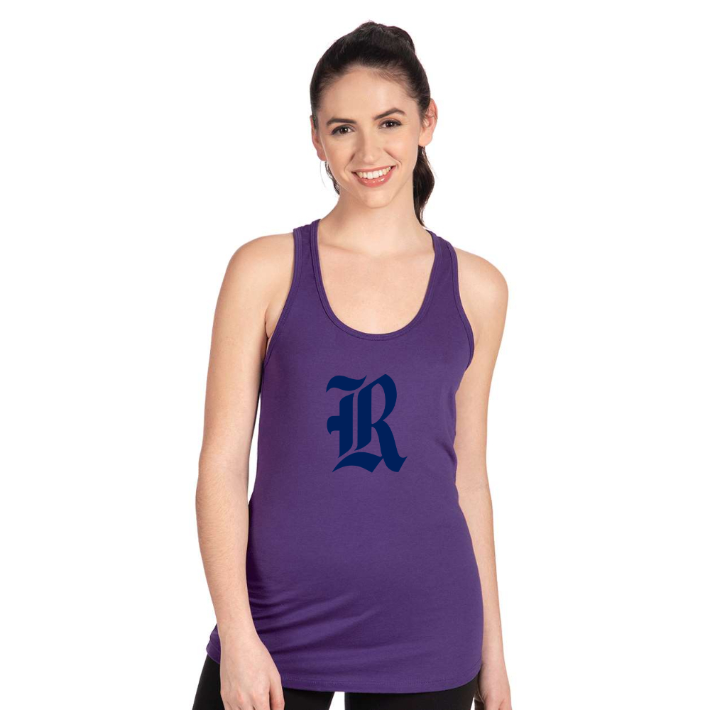 Women's Rice Owls Logo Next Level Ideal Racerback Tank