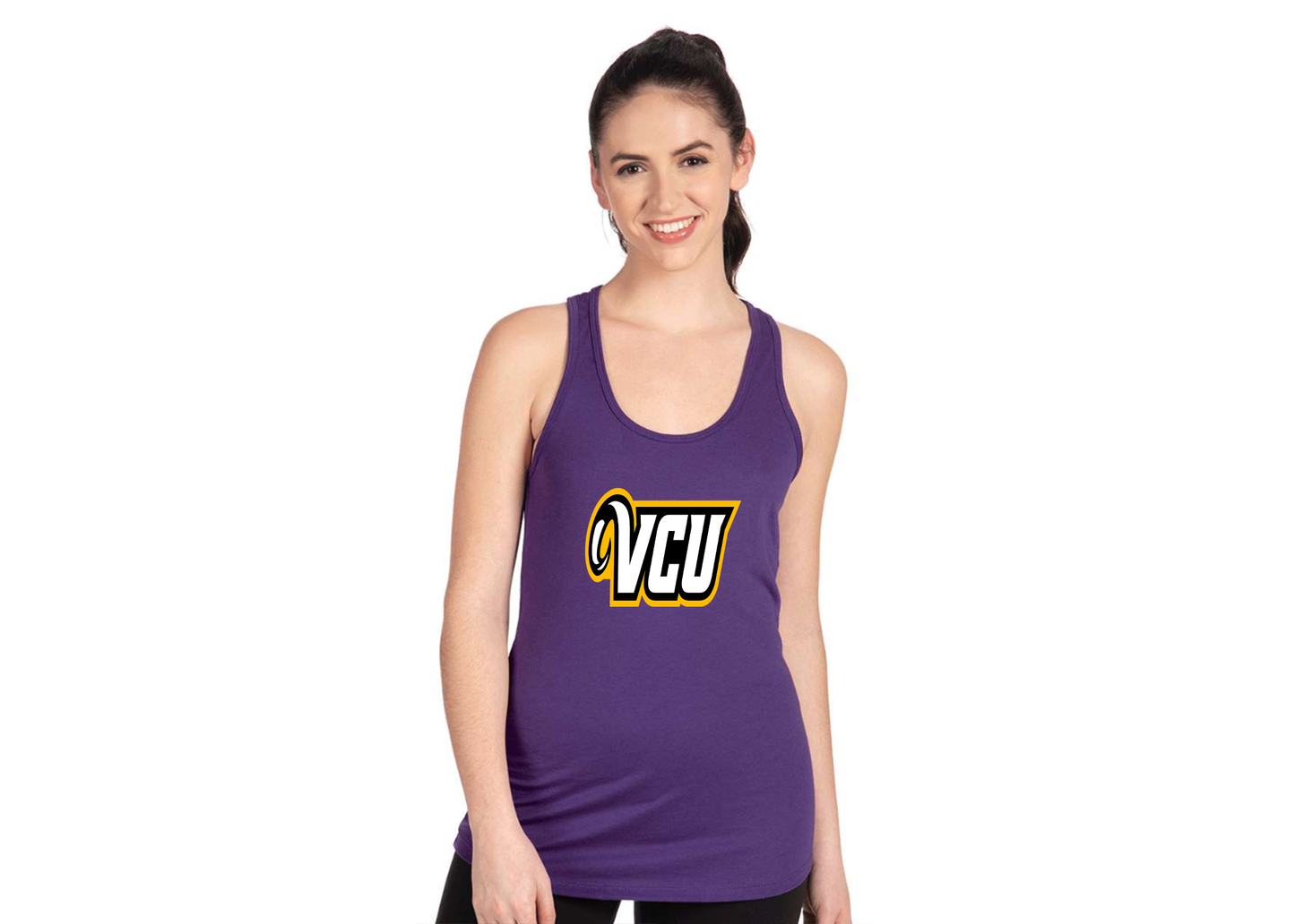 Women's Virginia Commonwealth Rams Next Level Ideal Racerback Tank