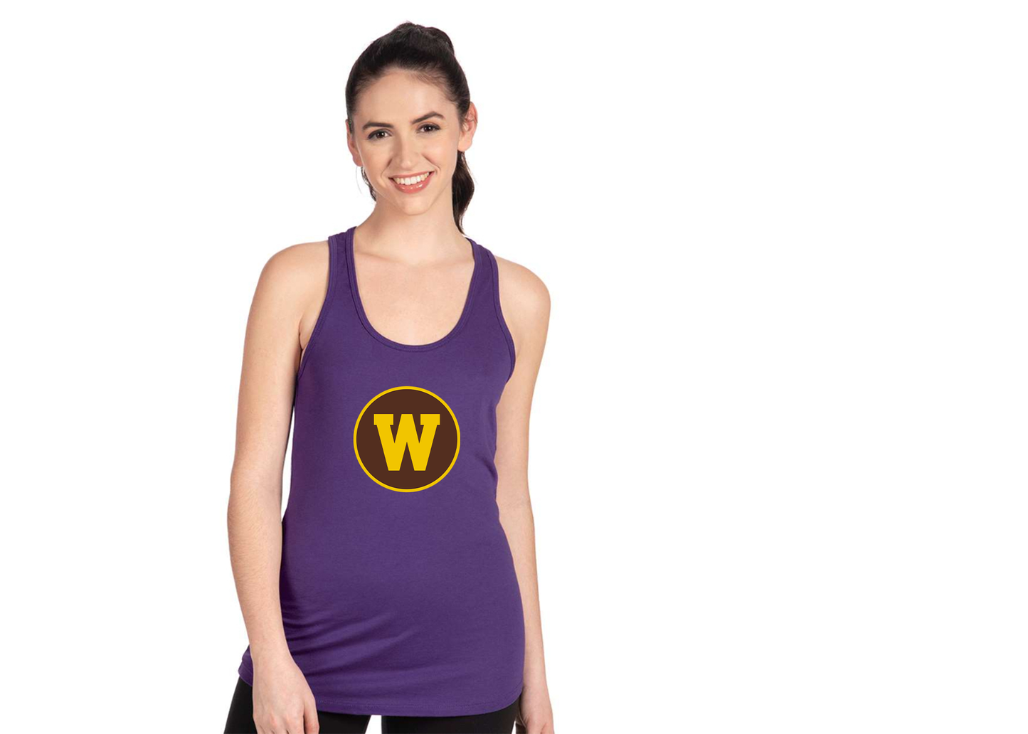 Women's Western Michigan Broncos Next Level Ideal Racerback Tank