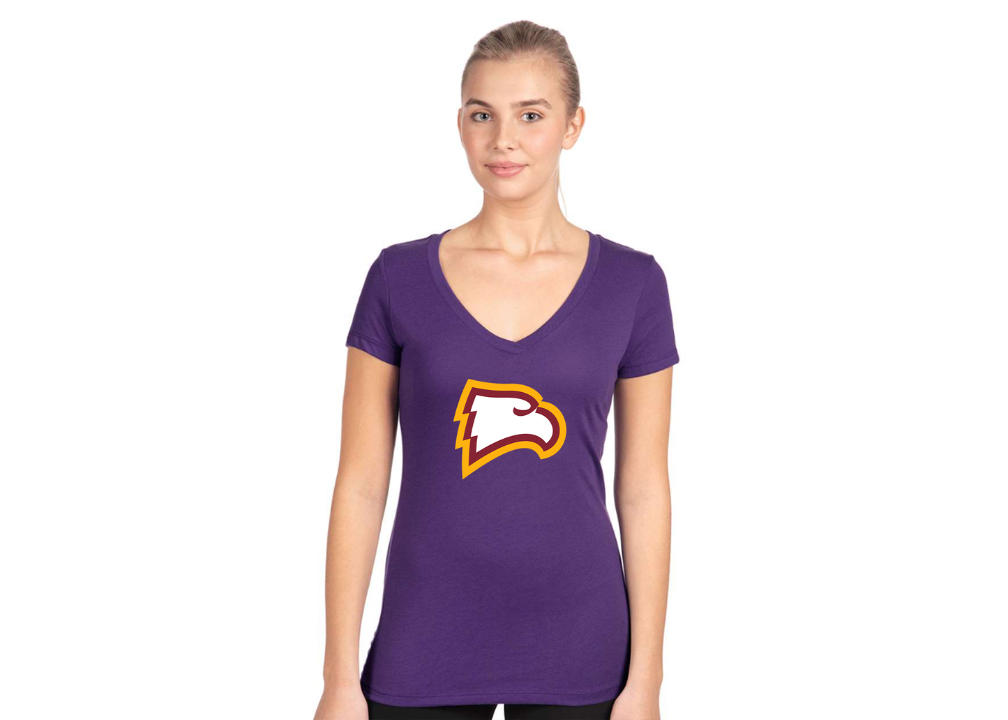 Women's Winthrop Eagles Next Level V-Neck T-Shirt