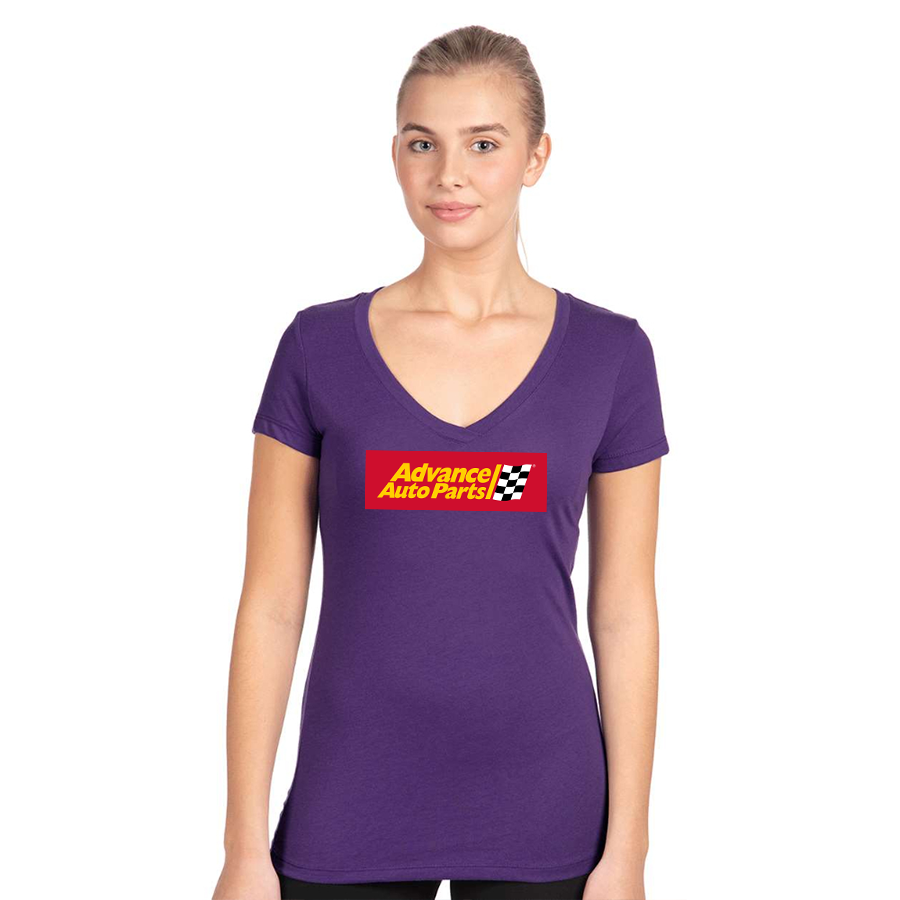 Women's Advance Auto Parts Logo Next Level V-Neck T-Shirt
