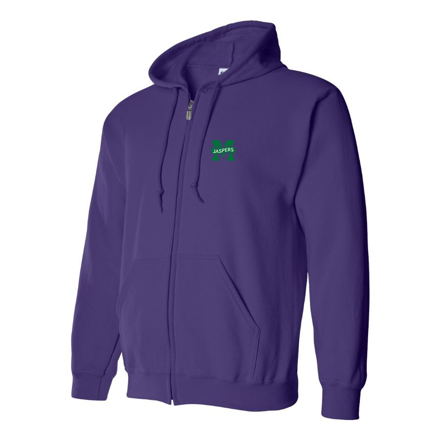 Men's Manhattan Jaspers Logo Zipper Hoodie