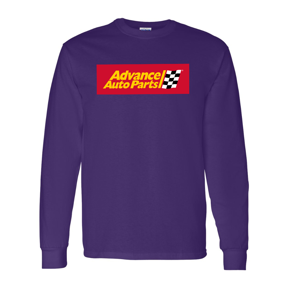 Men's Advance Auto Parts Logo Gildan Heavy Cotton Long Sleeve T-Shirt