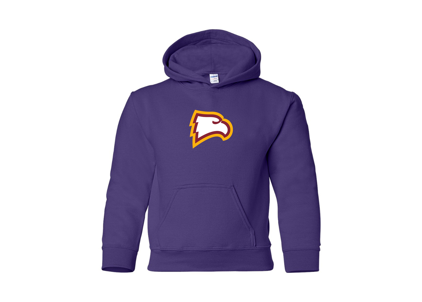 Youth Winthrop Eagles Gildan Heavy Blend  Hooded Sweatshirt