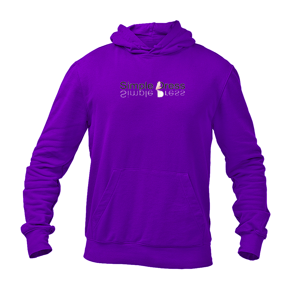 Men's Simple Dress Logo Pullover Hoodie
