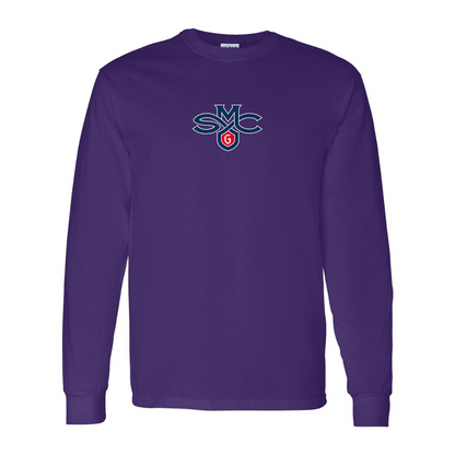 Men's Saint Marys Gaels Logo Gildan Heavy Cotton Long Sleeve T-Shirt