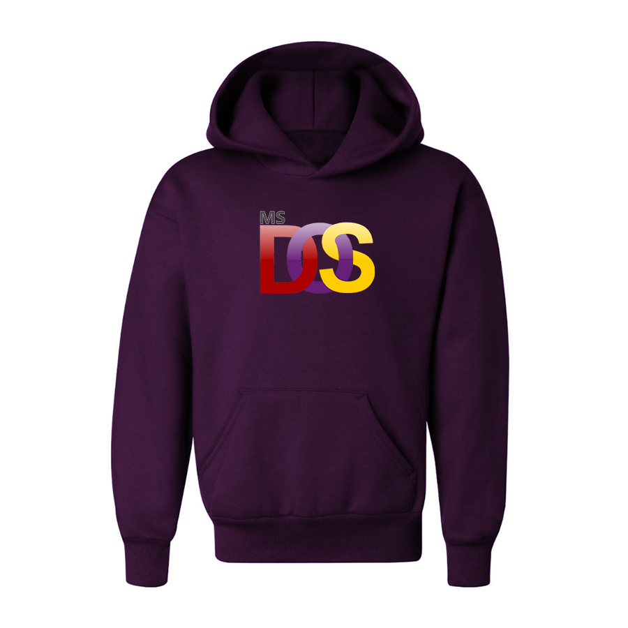 Youth MS DOS Logo Pullover Hoodie