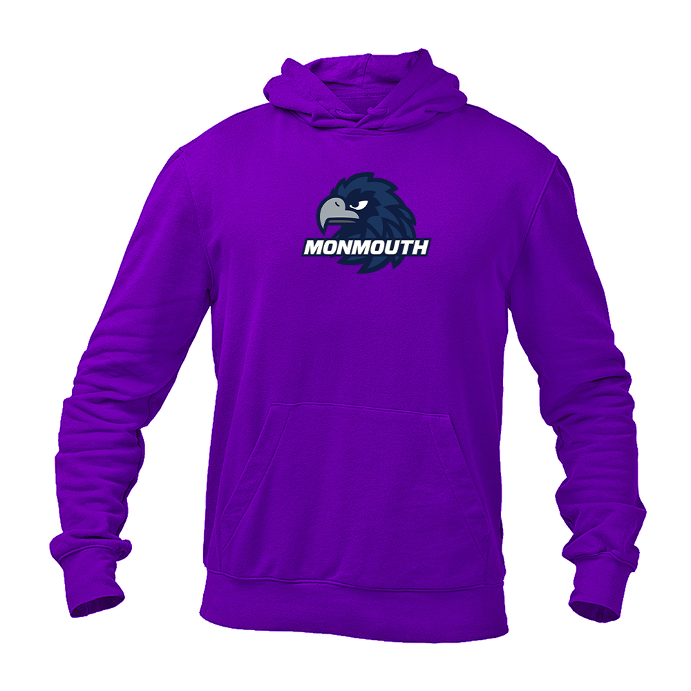 Men's Monmouth Hawks Logo Pullover Hoodie