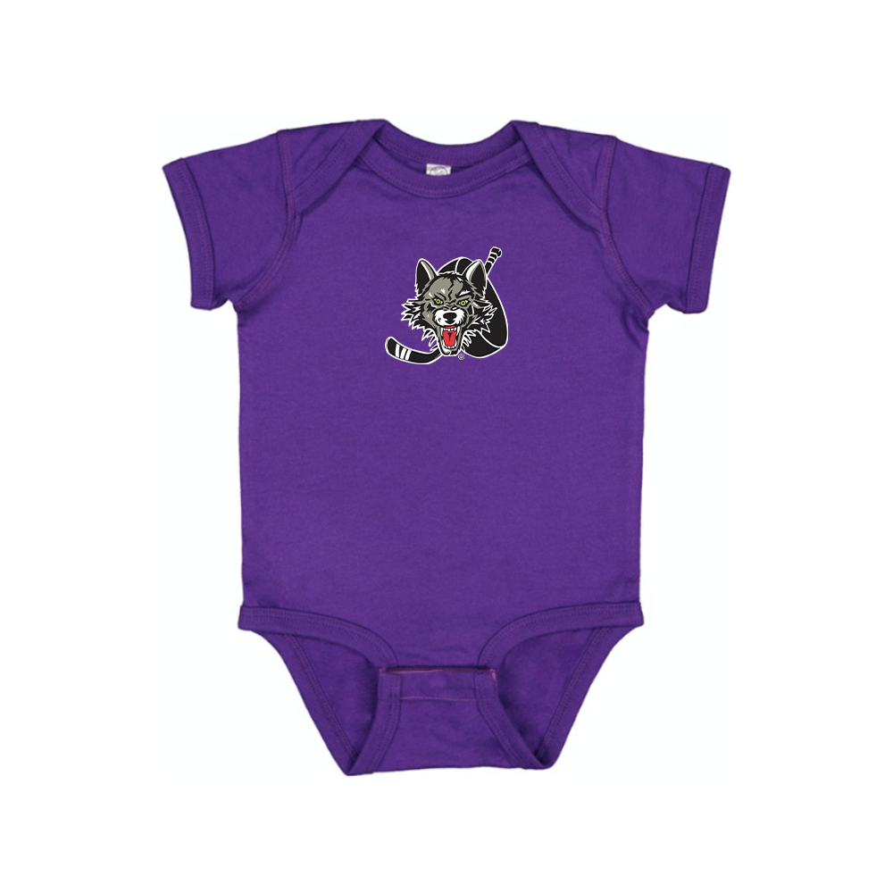 Chicago Wolves Logo Baby Romper Onesie