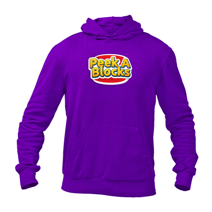 Men's Peek A Blocks Logo Pullover Hoodie
