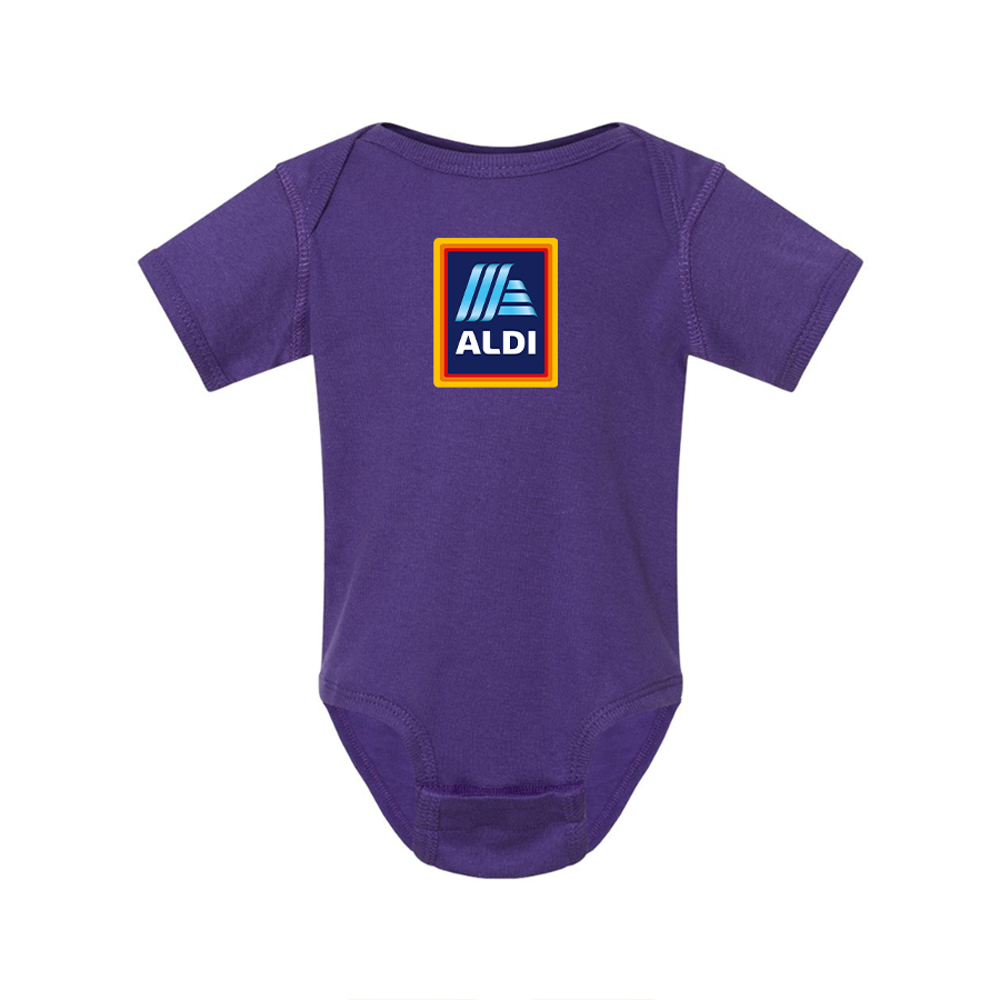 Aldi Logo Rabbit Skins Infant Baby Rib Bodysuit