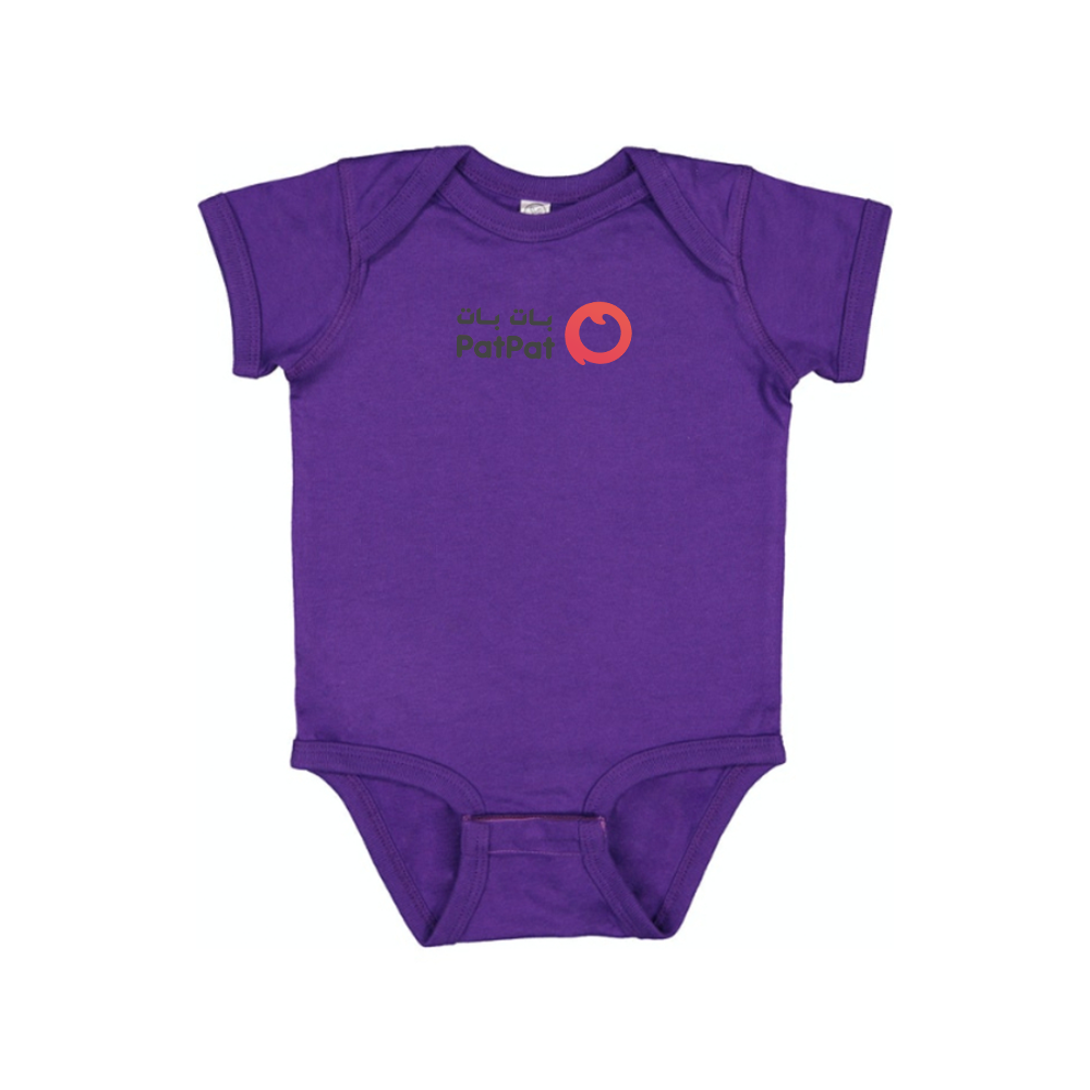PatPat Logo Baby Romper Onesie