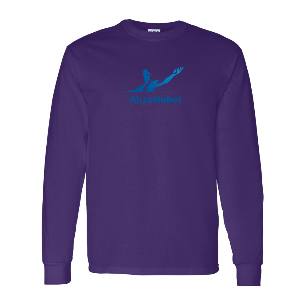 Men's AkzoNobel Logo Gildan Heavy Cotton Long Sleeve T-Shirt