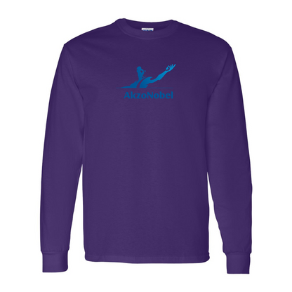 Men's AkzoNobel Logo Gildan Heavy Cotton Long Sleeve T-Shirt