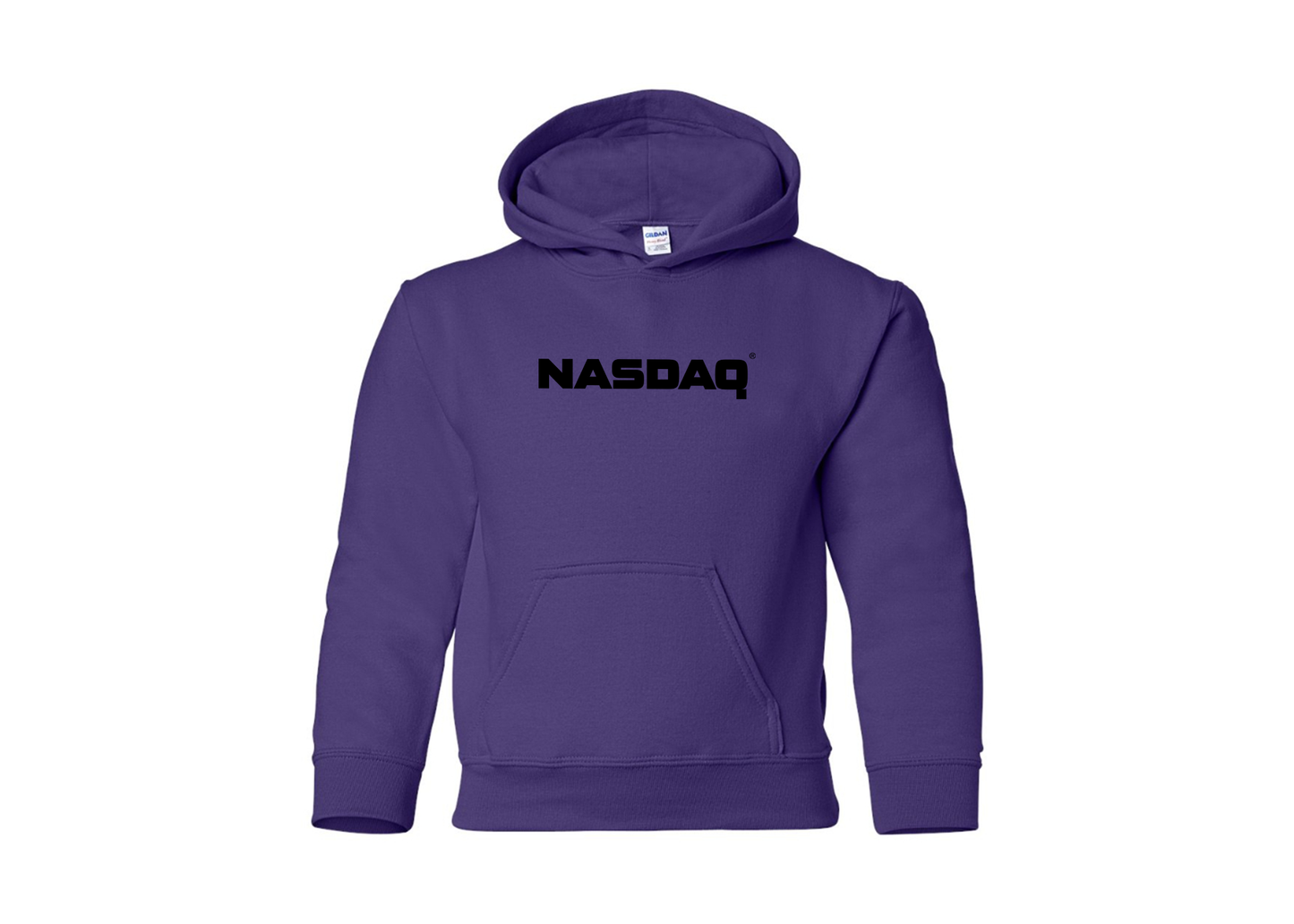 Youth Nasdaq Logo Gildan Heavy Blend  Hooded Sweatshirt
