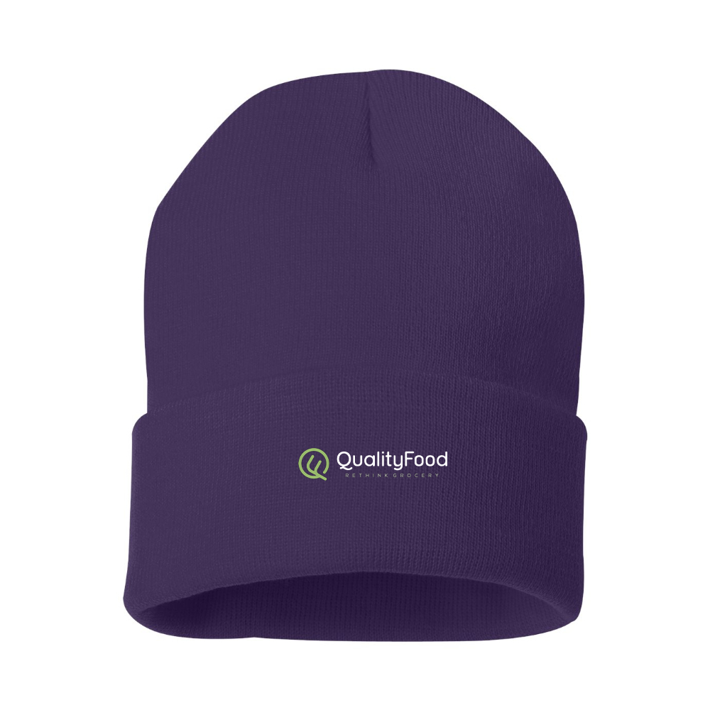 Quality Food Logo Beanie Hat