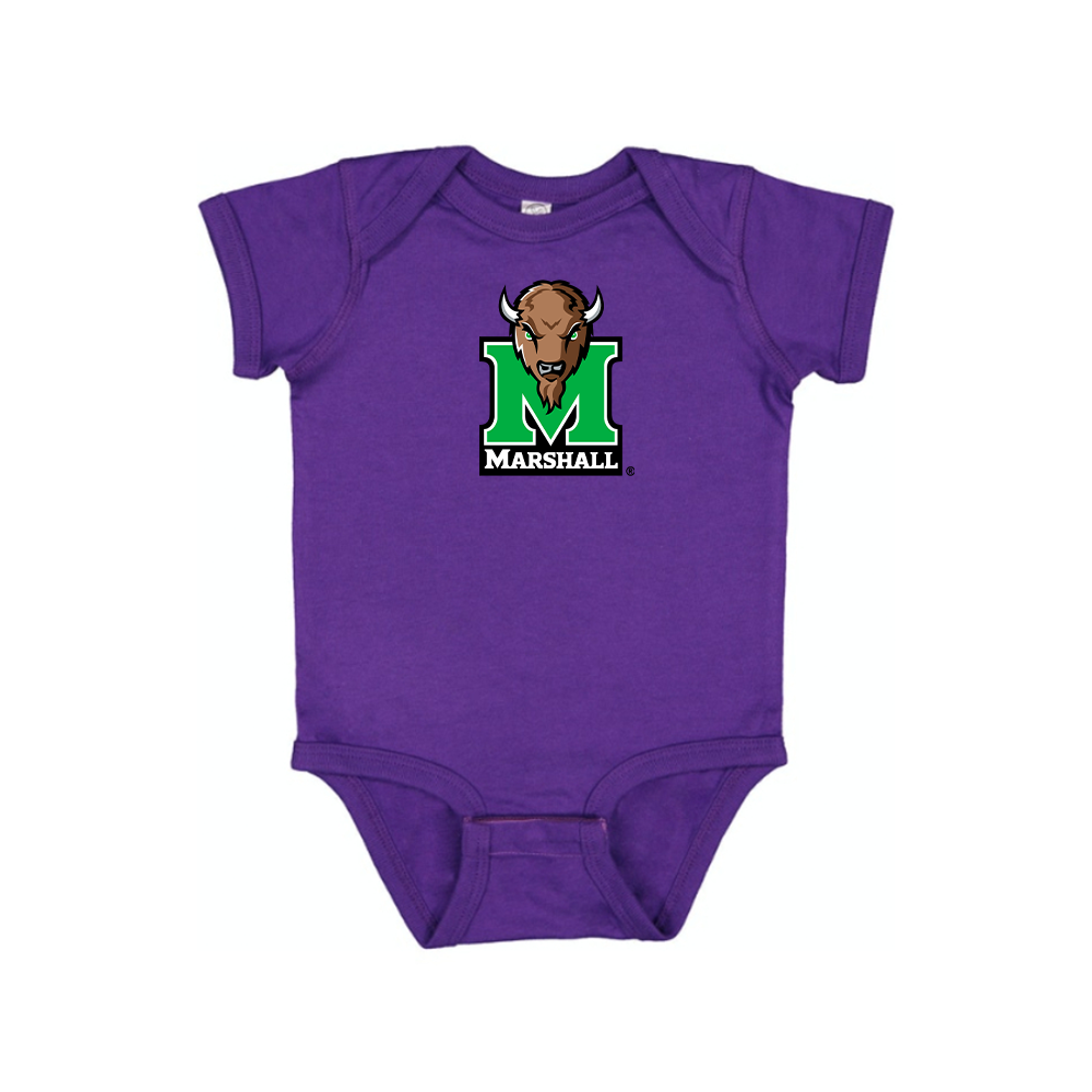 Marshall Thundering Herd Logo Baby Romper Onesie