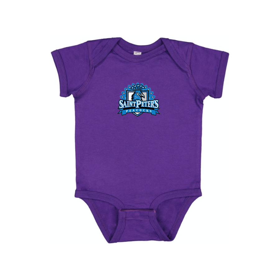 Saint Peters Peacocks Logo Baby Romper Onesie