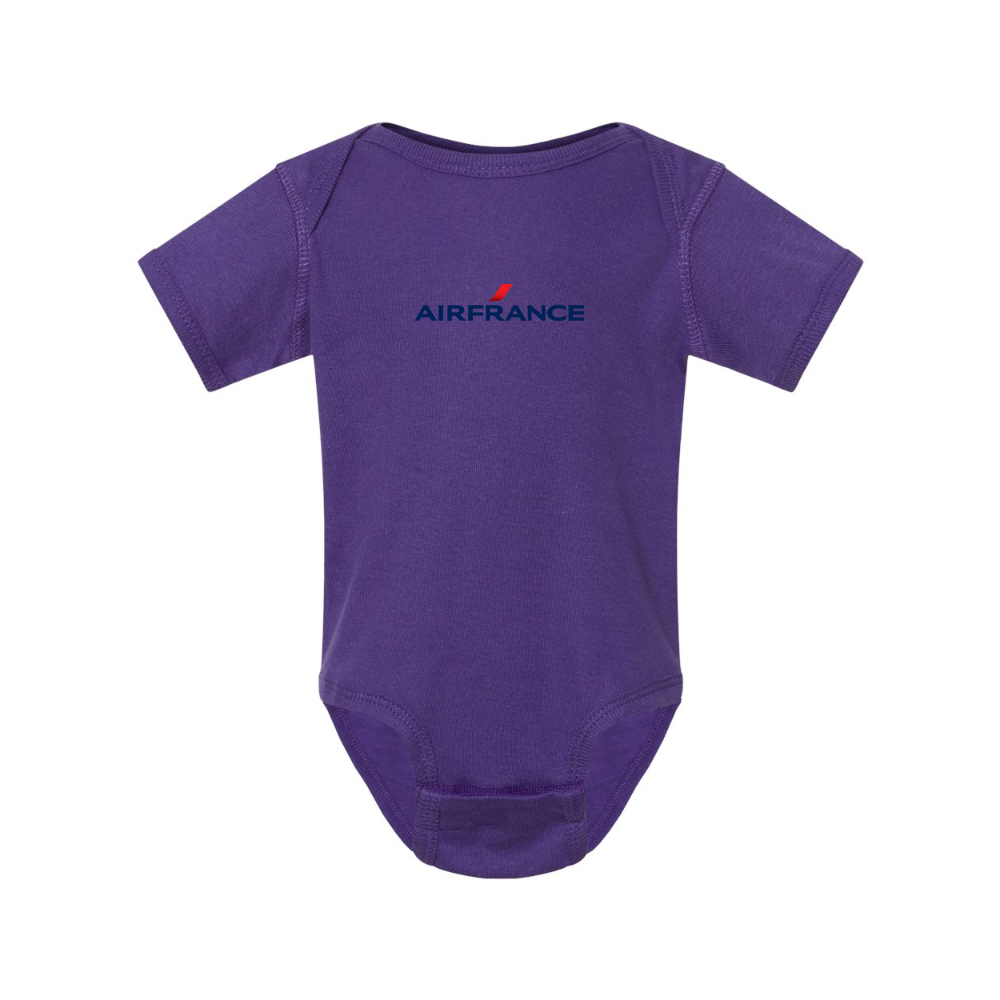 Air France Logo Rabbit Skins Infant Baby Rib Bodysuit