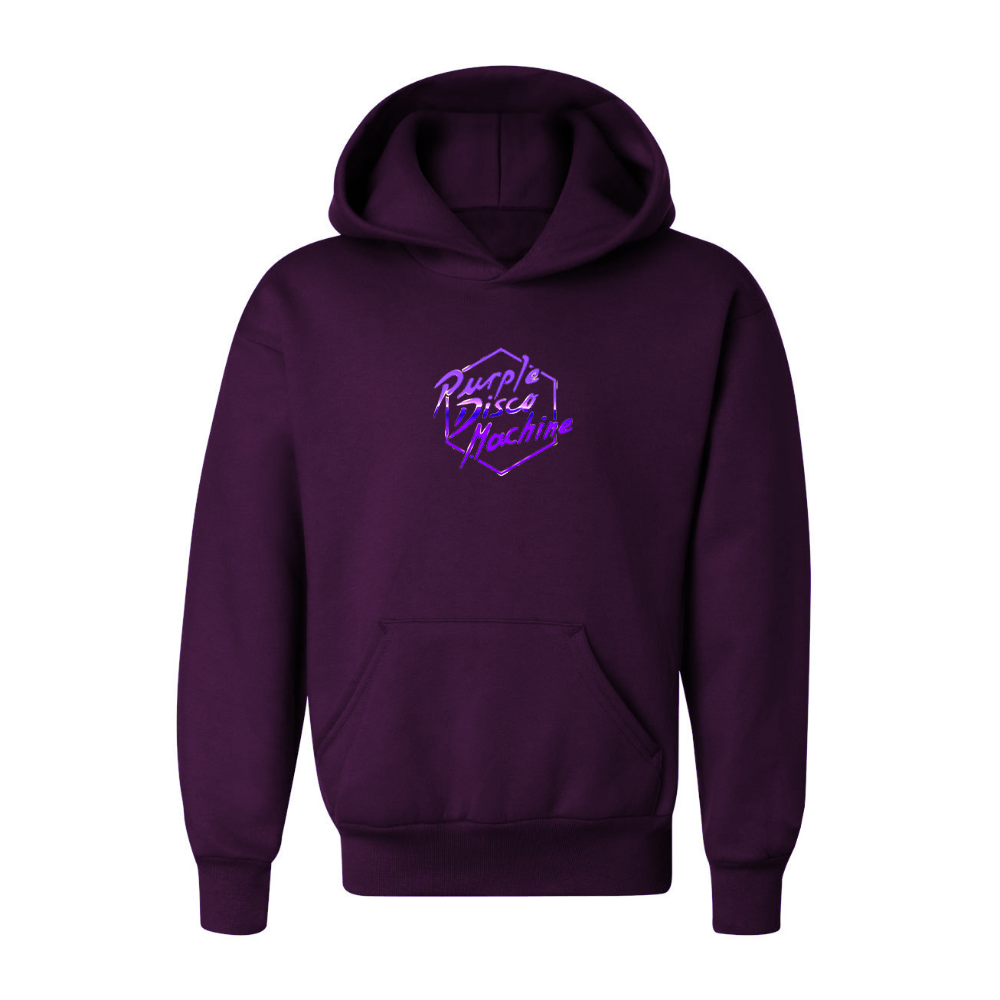 Youth Purple Disco Machine Pullover Hoodie