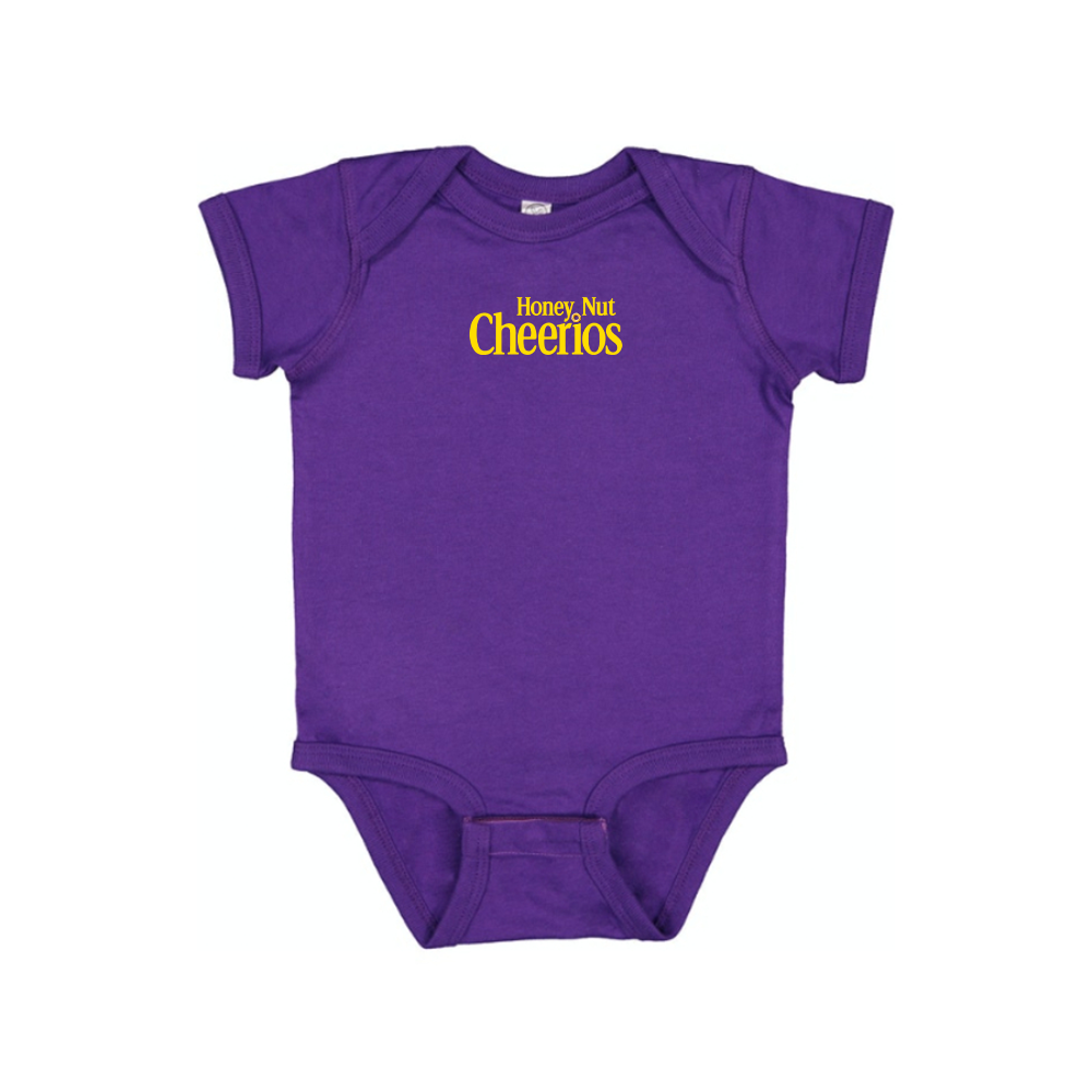 Honey Nut Cheerios Logo Baby Romper Onesie
