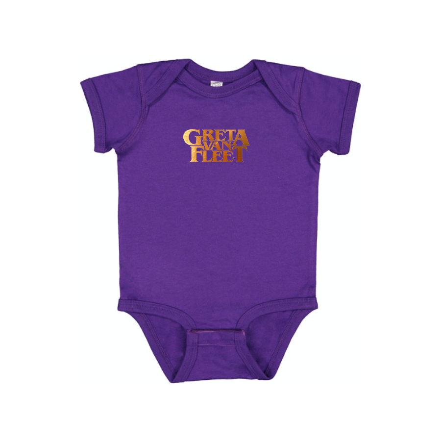 Greta Van Fleet Logo Baby Romper Onesie