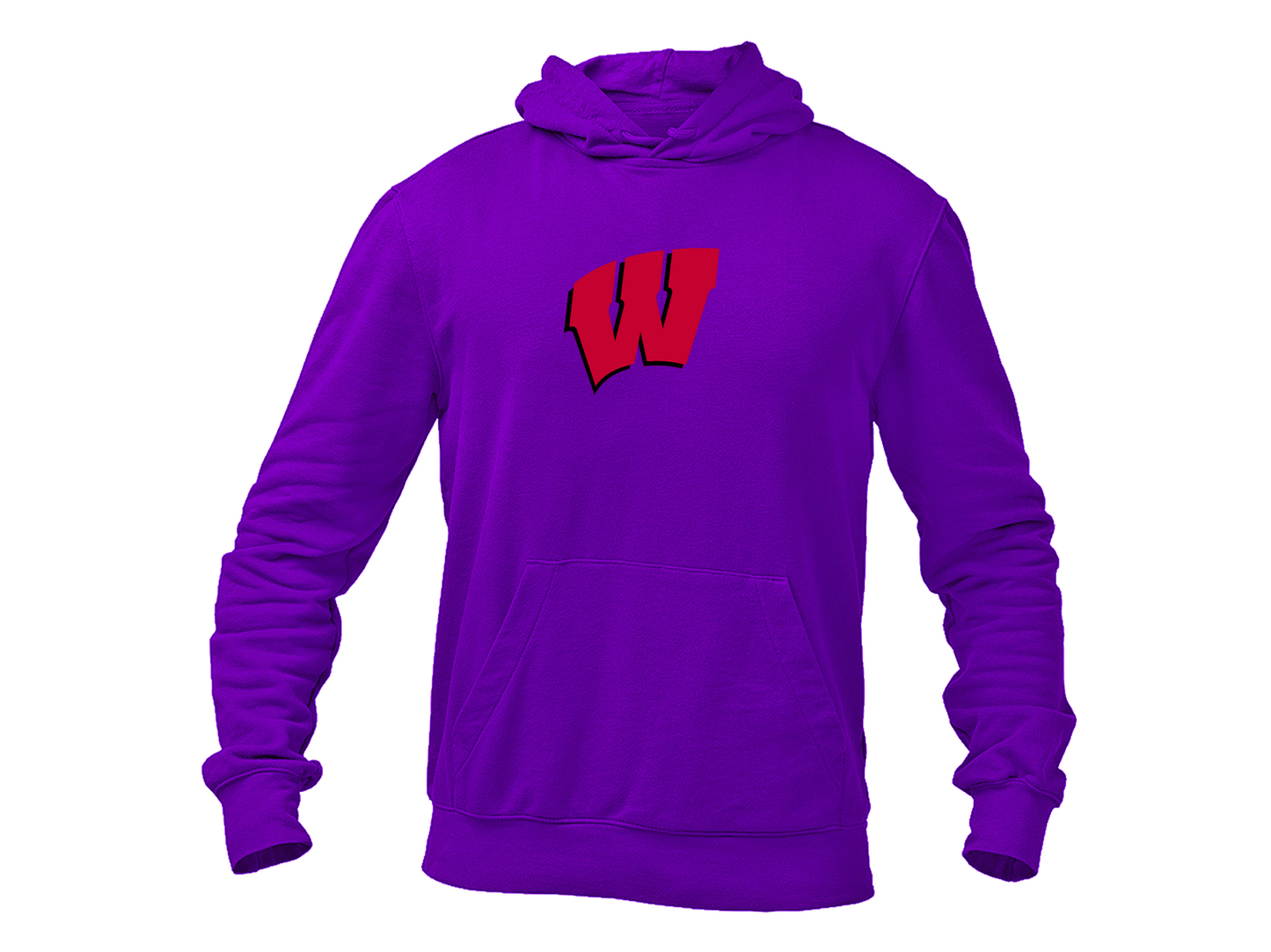 Men's Wisconsin Badgers Softstyle Midweight Hooded Sweatshirt