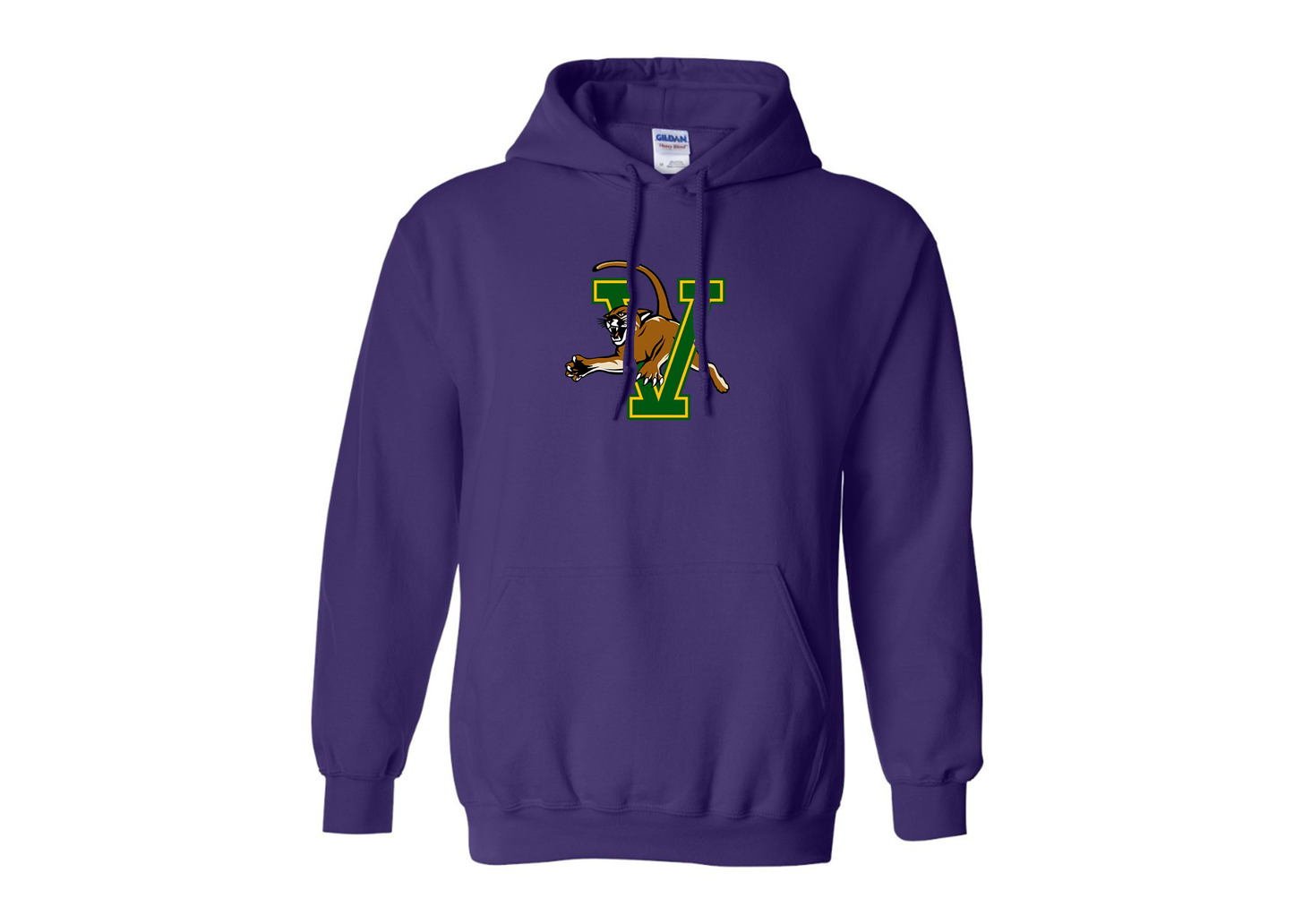 Men's Vermont Catamounts Gildan  Heavy Blend Hooded Sweatshirt