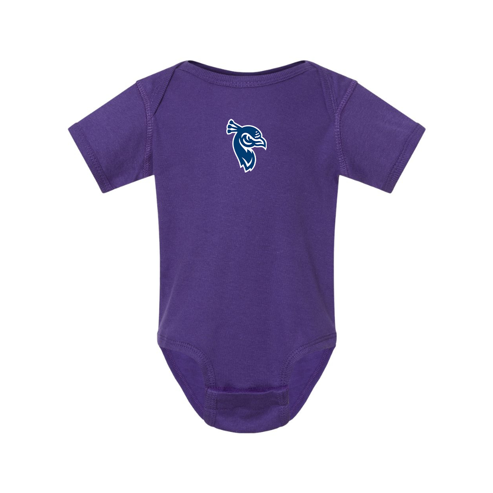 Saint Peters Peacocks Logo  Rabbit Skins Infant Baby Rib Bodysuit