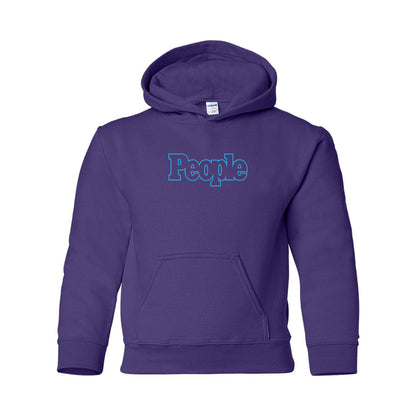 Youth People Magazine Logo Gildan Heavy Blend  Hooded Sweatshirt