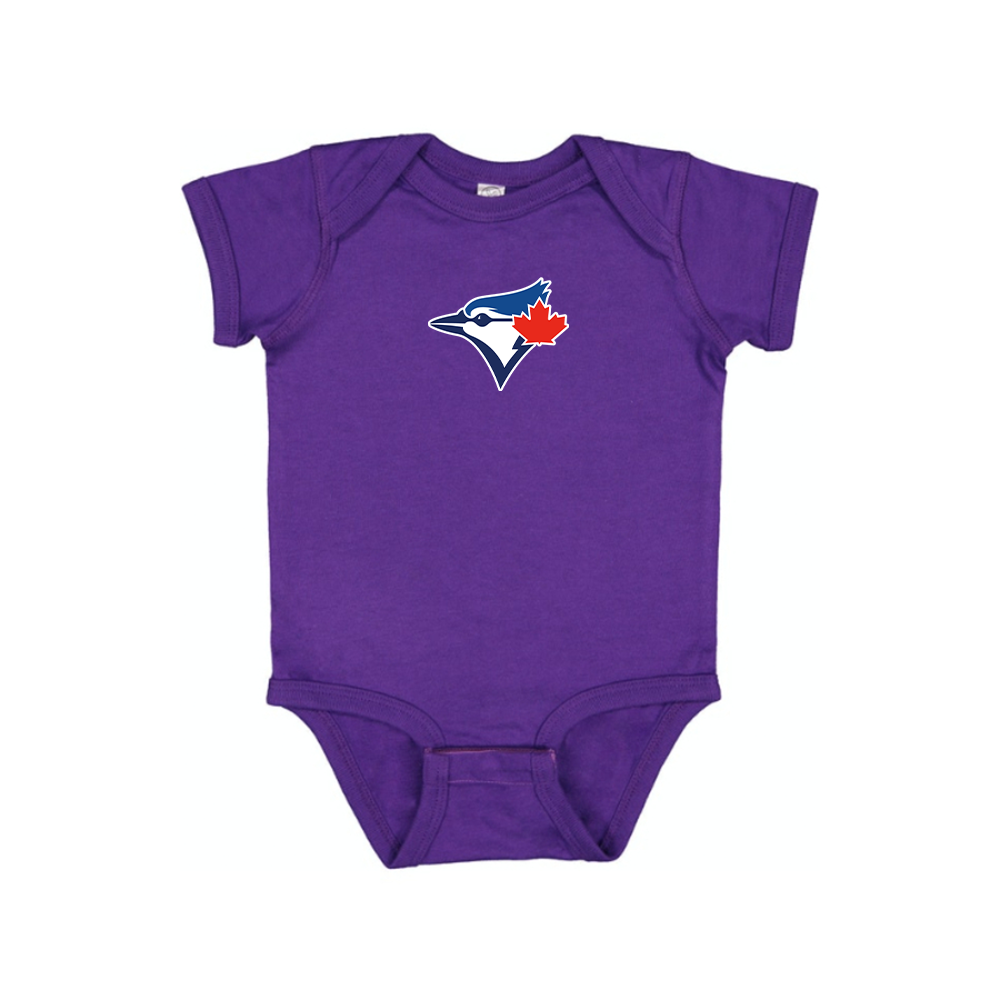 Bluefield Blue Jays Logo Baby Romper Onesie
