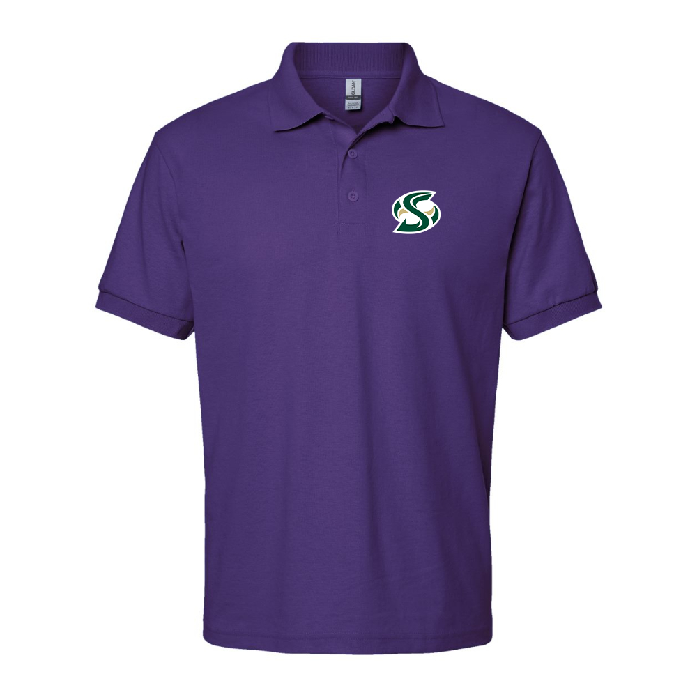 Men's Sacramento State Hornets Logo  Gildan Dry Blend Jersey Polo
