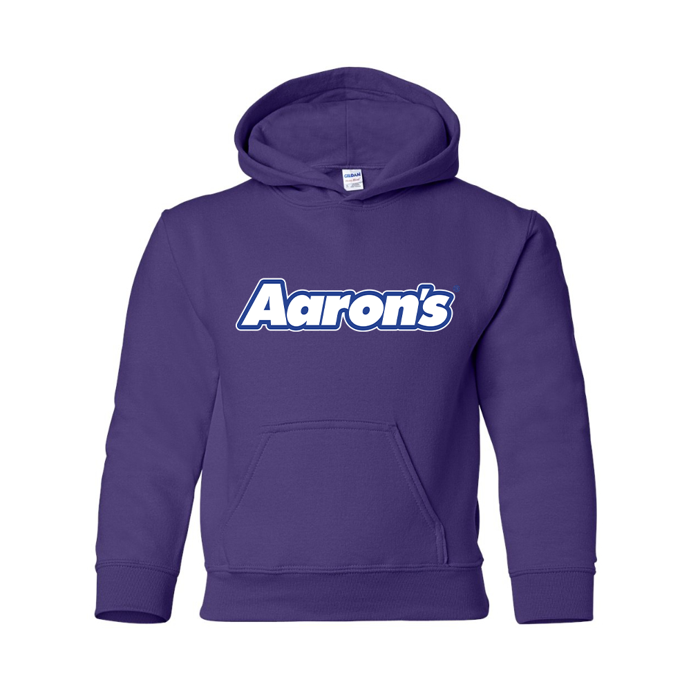 Youth Aaron_s Logo Gildan Heavy Blend  Hooded Sweatshirt