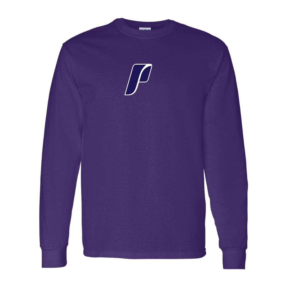 Men's Portland Pilots Logo Gildan Heavy Cotton Long Sleeve T-Shirt