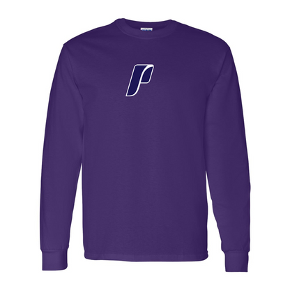 Men's Portland Pilots Logo Gildan Heavy Cotton Long Sleeve T-Shirt