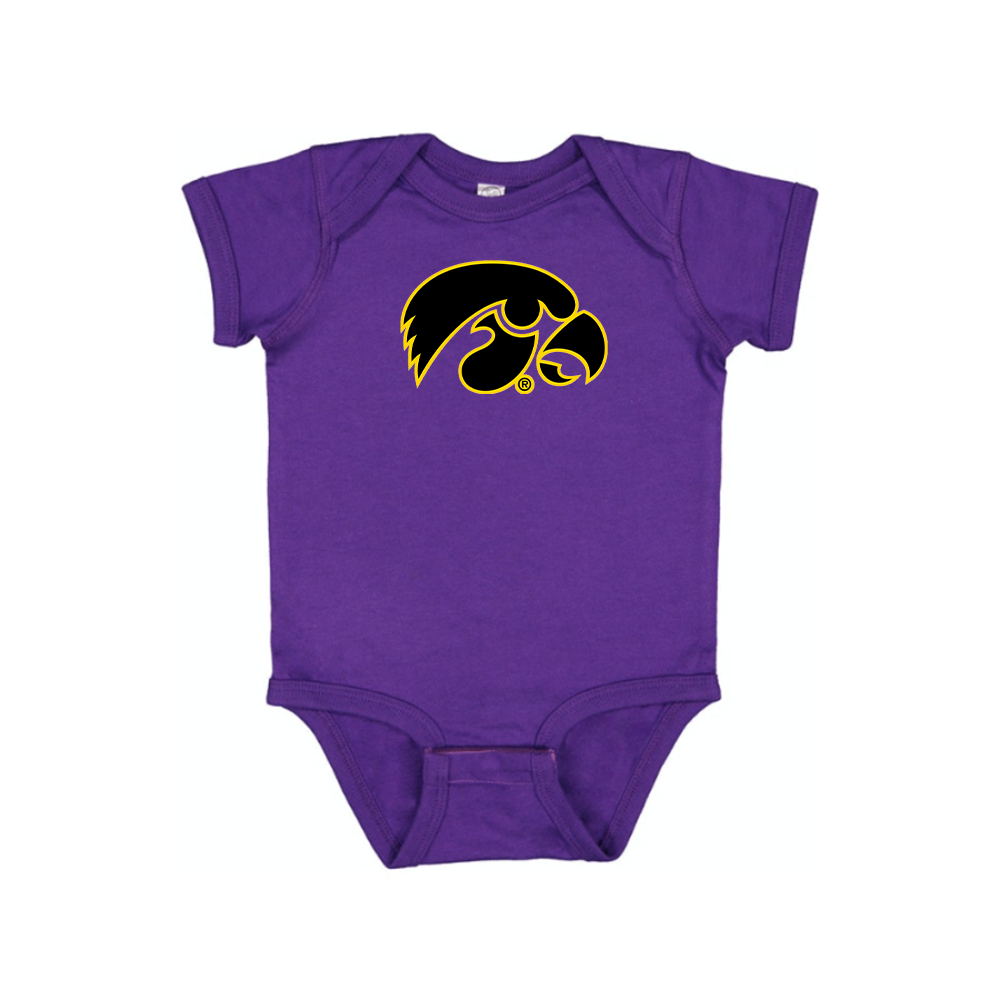 Lowa Hawkeyes Logo Baby Romper Onesie