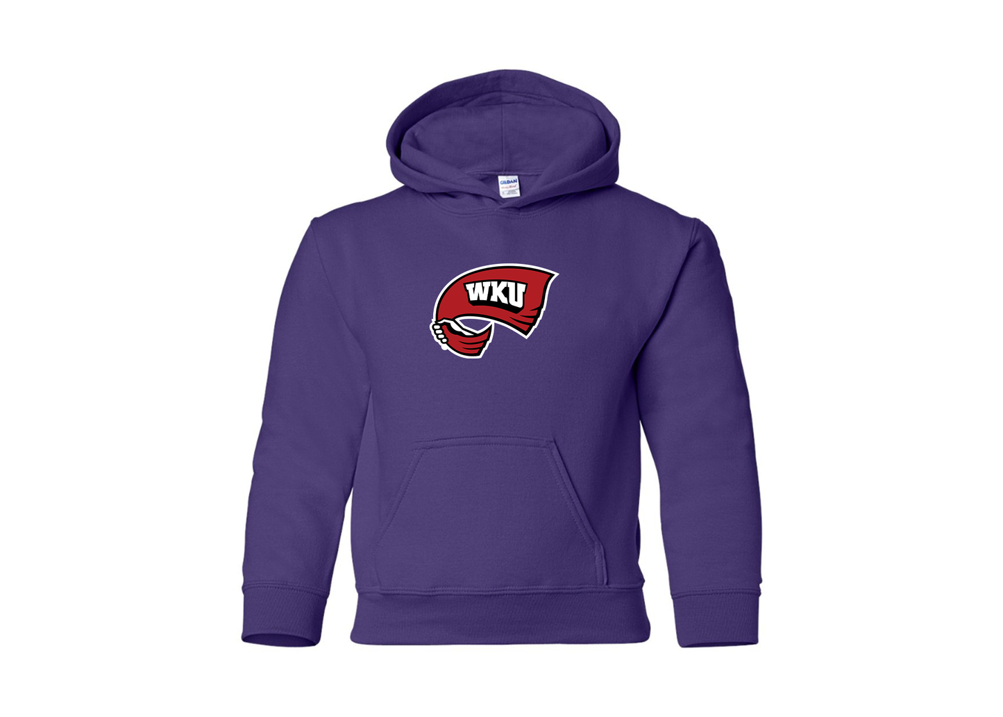 Youth Western Kentucky Hilltoppers Gildan Heavy Blend  Hooded Sweatshirt