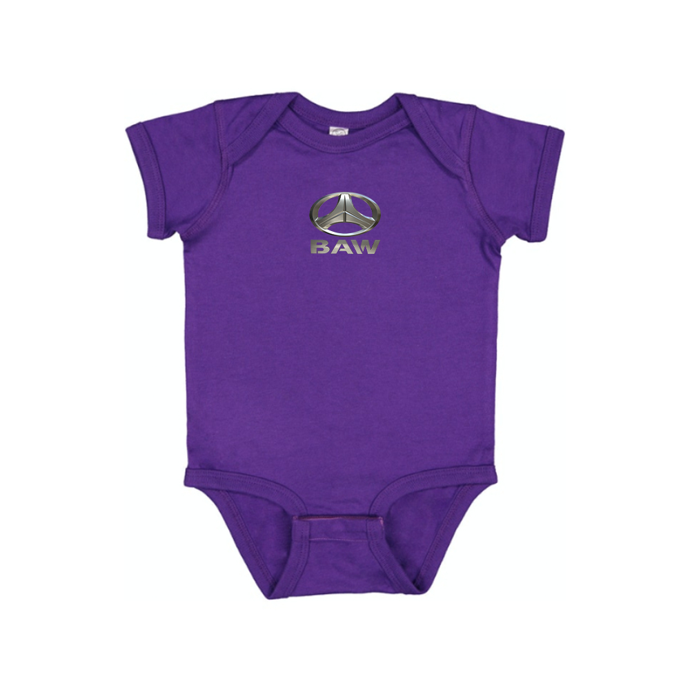 Beijing Automobile Works Logo Baby Romper Onesie