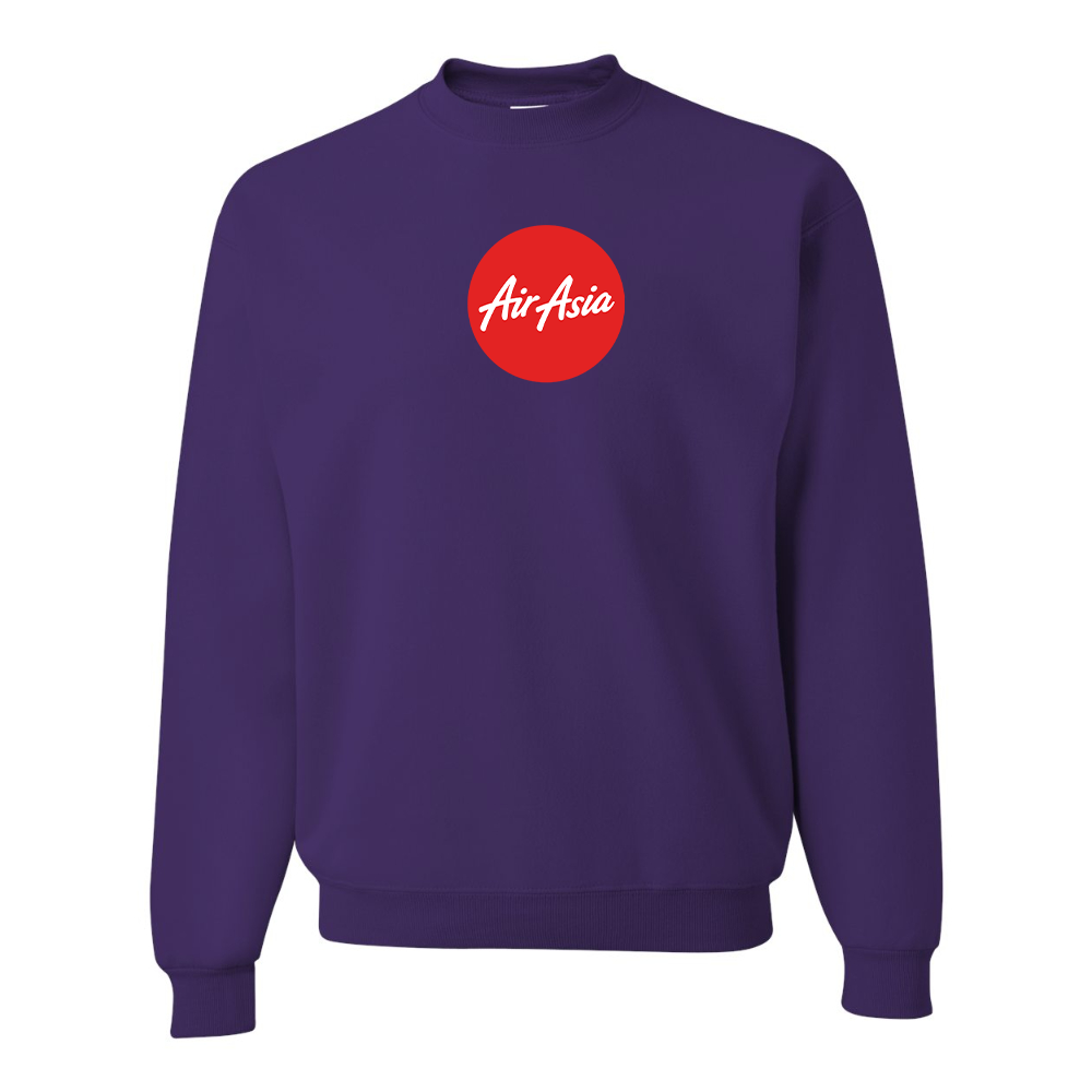 Men's Air Asia Logo  JERZEES NuBlend Crewneck Sweatshirt