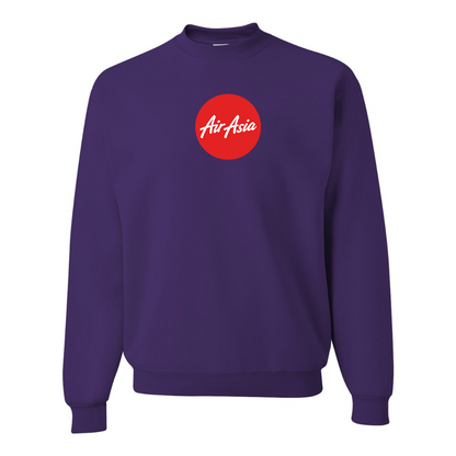 Men's Air Asia Logo  JERZEES NuBlend Crewneck Sweatshirt